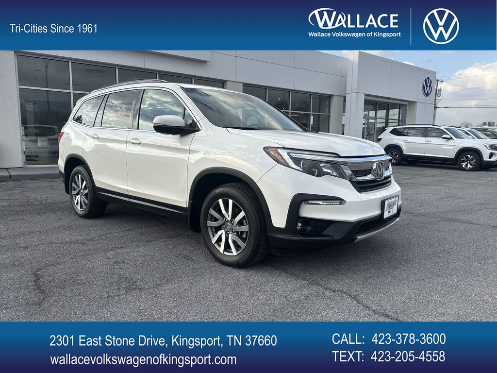 Diamond White Pearl 2019 Honda Pilot EX AWD SUV / Crossover All-Wheel Drive 6-Speed Automatic