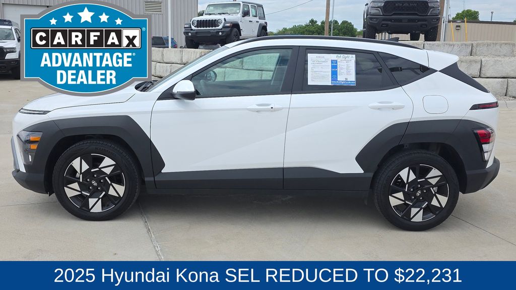 Used 2025 Hyundai Kona SEL with VIN KM8HB3AB3SU326557 for sale in Kansas City