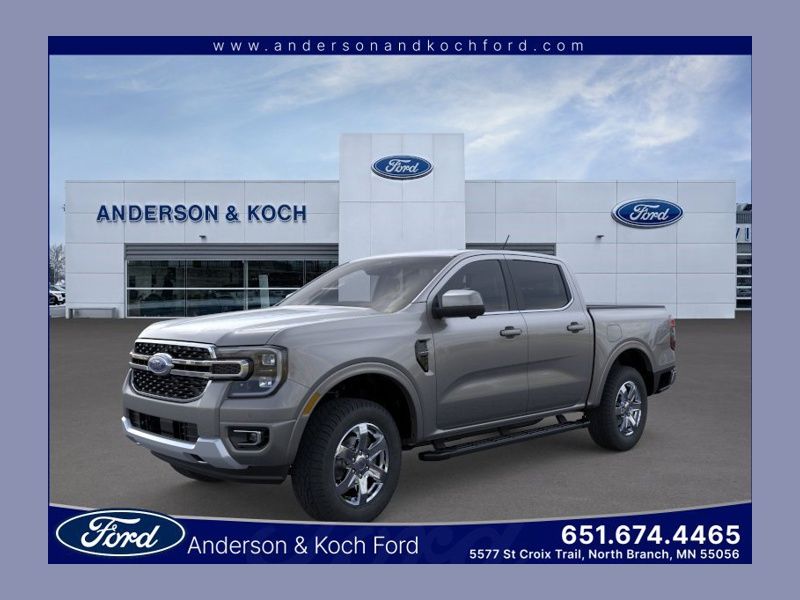 Gray Metallic 2026 Ford Ranger Pickup Truck Four-Wheel Drive Automatic