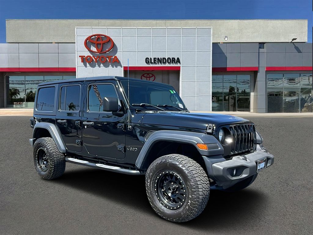 Black Clearcoat 2019 Jeep Wrangler Unlimited Sport S 4WD SUV / Crossover Four-Wheel Drive 8-Speed Automatic