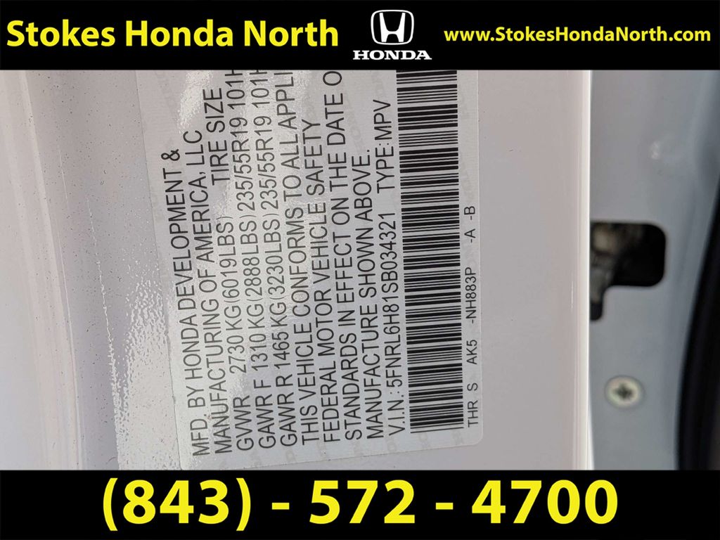 Used 2025 Honda Odyssey Van