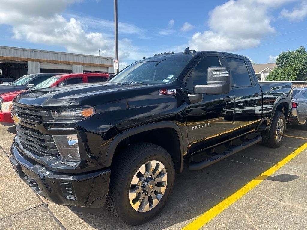 Black 2026 Chevrolet Silverado 2500HD Pickup Truck Four-Wheel Drive Automatic