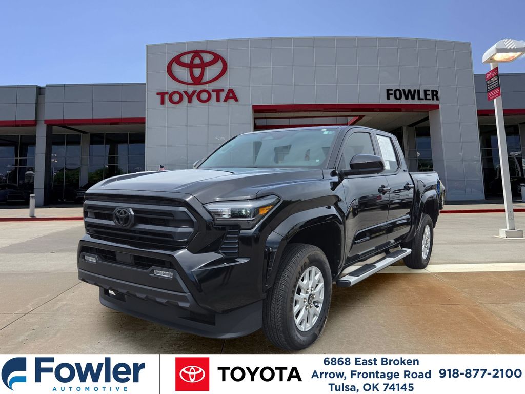 Black 2025 Toyota Tacoma Pickup Truck Four-Wheel Drive 8-Speed Automatic