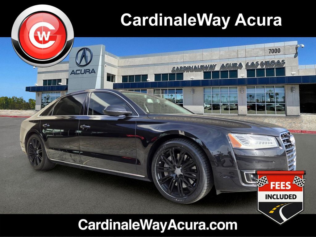Phantom Black Pearl Effect 2015 Audi A8 Sedan All-Wheel Drive 8-Speed Automatic