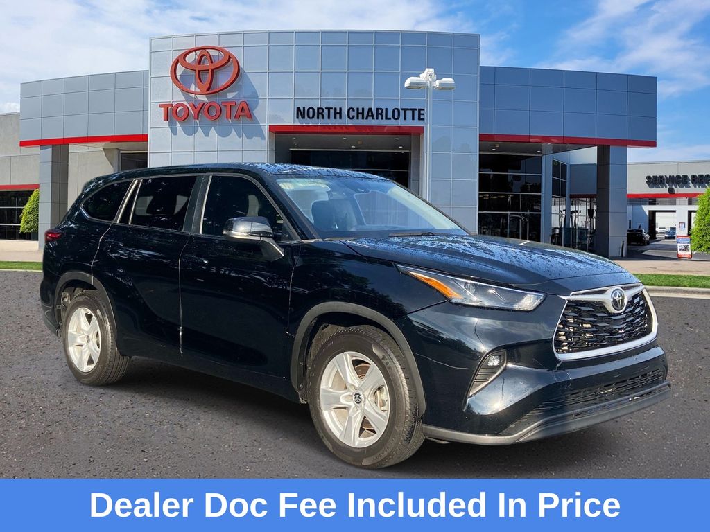 Midnight Black Metallic 2023 Toyota Highlander SUV / Crossover Front-Wheel Drive 8-Speed Automatic