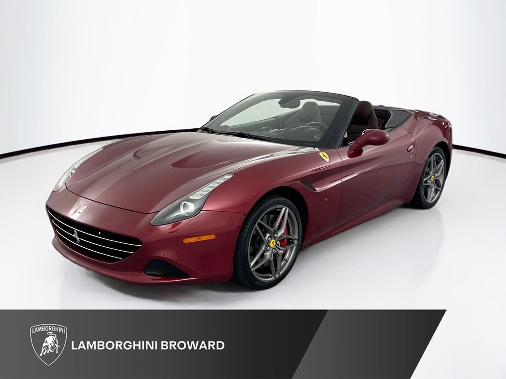 Rosso California 2016 Ferrari California T Convertible Rear-Wheel Drive 7-Speed Manual