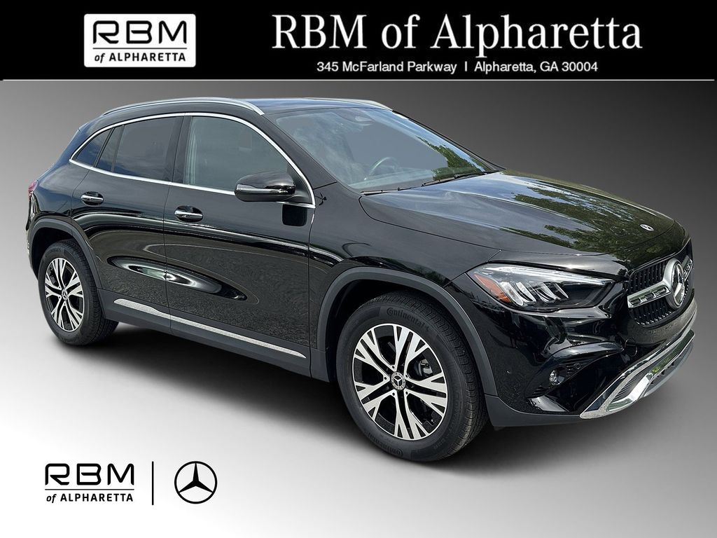 Black 2025 Mercedes-Benz GLA 250 FWD SUV / Crossover Front-Wheel Drive 8-Speed Dual Clutch