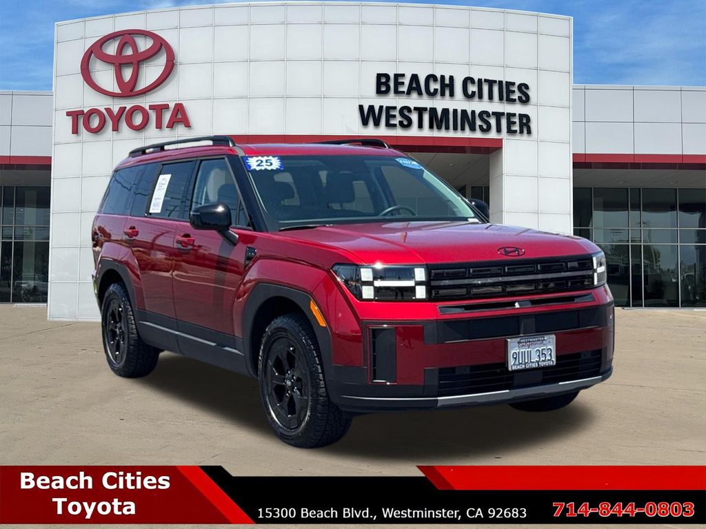 Ultimate Red 2025 Hyundai Santa Fe SUV / Crossover All-Wheel Drive Automatic