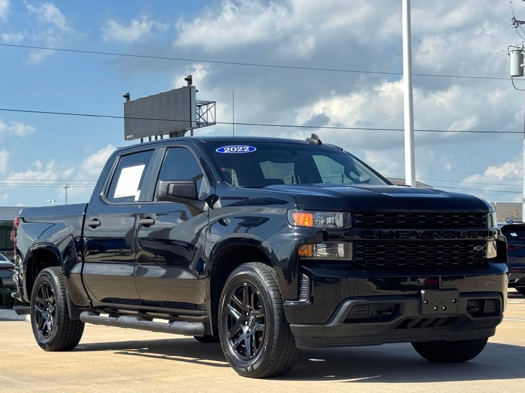 2022 Chevrolet Silverado 1500 LTD Custom Black at DeMontrond Gulf Freeway