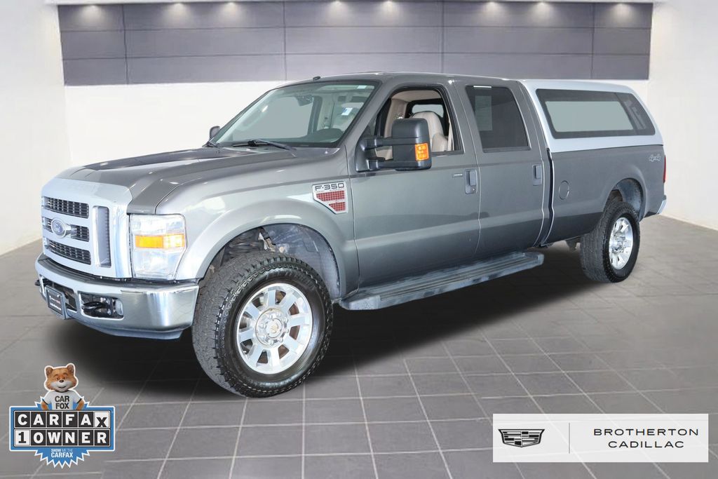 Dark Shadow Gray Clearcoat Metallic 2008 Ford F-350 Super Duty Pickup Truck Four-Wheel Drive 5-Speed Automatic Overdrive