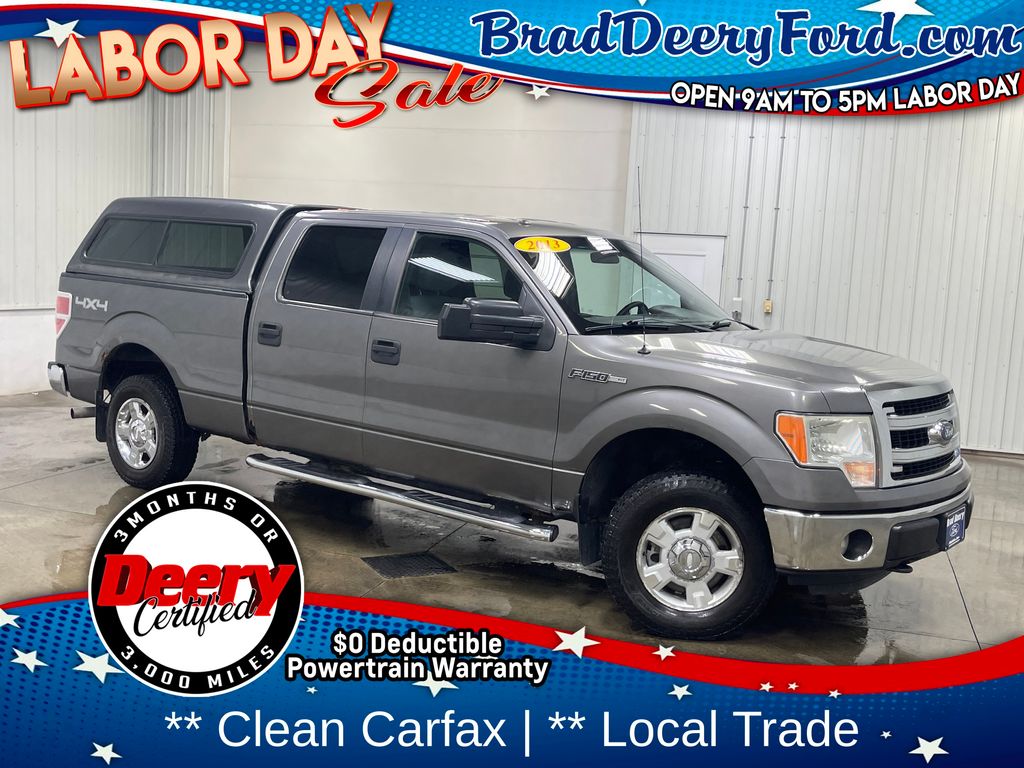 Sterling Gray Metallic 2013 Ford F-150 Pickup Truck Four-Wheel Drive 6-Speed Automatic