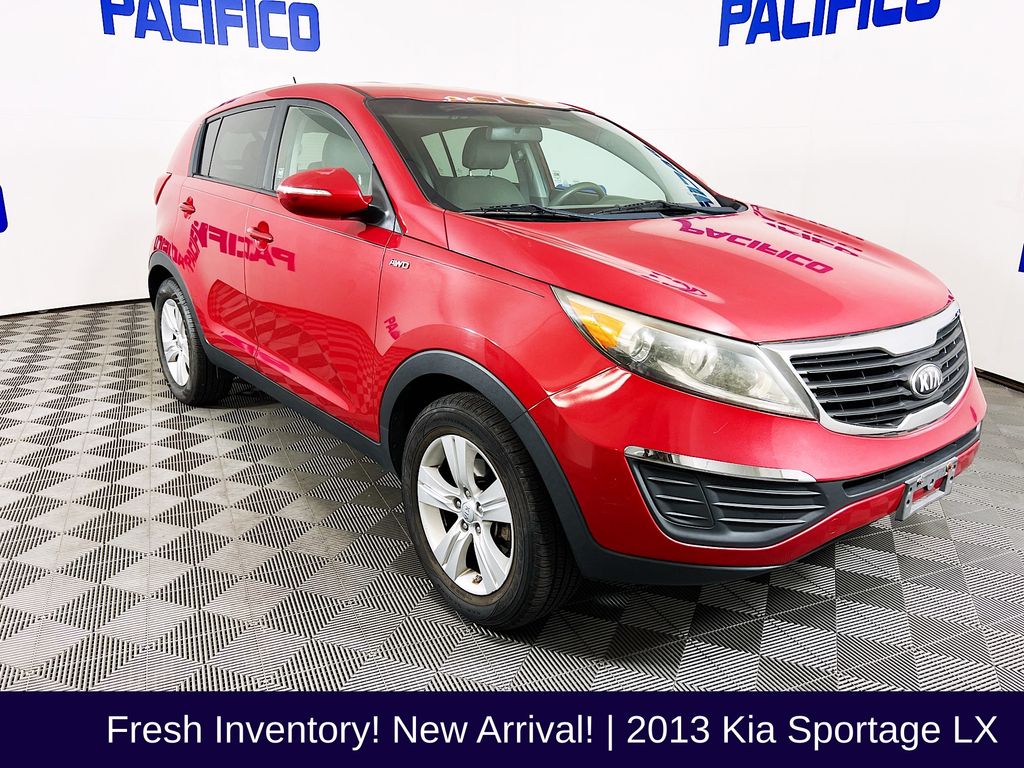 Signal Red 2013 Kia Sportage LX AWD SUV / Crossover All-Wheel Drive 6-Speed Automatic