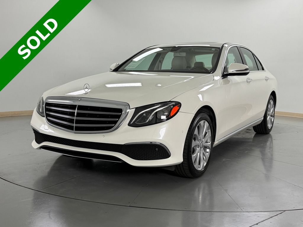 White 2017 Mercedes-Benz E-Class E 300 4MATIC Sedan All-Wheel Drive 9-Speed Automatic
