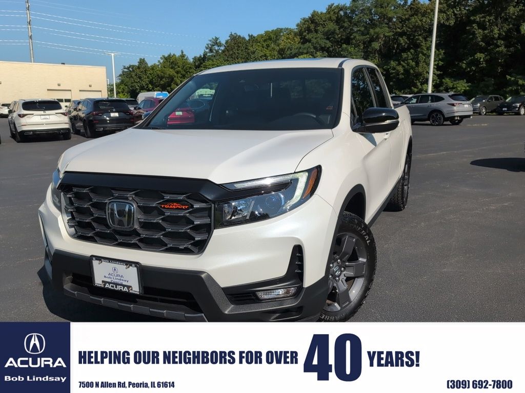 Platinum White Pearl 2026 Honda Ridgeline Pickup Truck All-Wheel Drive 9-Speed Automatic