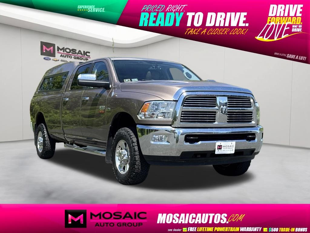 Brown (Austin Tan Pearlcoat/Light Graystone Pearlcoat) 2010 Dodge RAM 2500 Pickup Truck Four-Wheel Drive 5-Speed Automatic