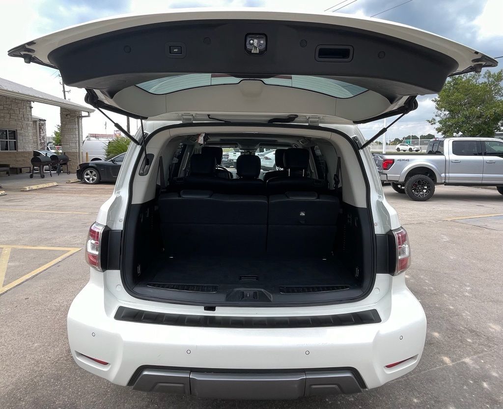 2019 Nissan Armada Platinum White at Royal Nissan