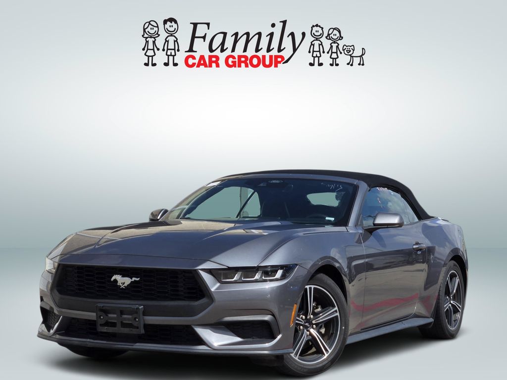 Gray Metallic 2024 Ford Mustang Convertible Rear-Wheel Drive Automatic