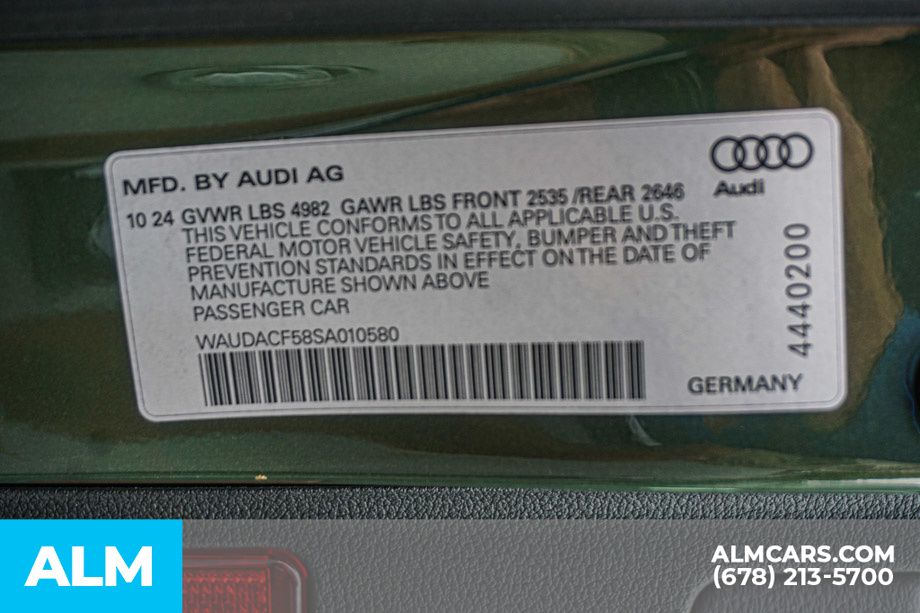 Used 2025 Green Audi 45 S line Premium image 62
