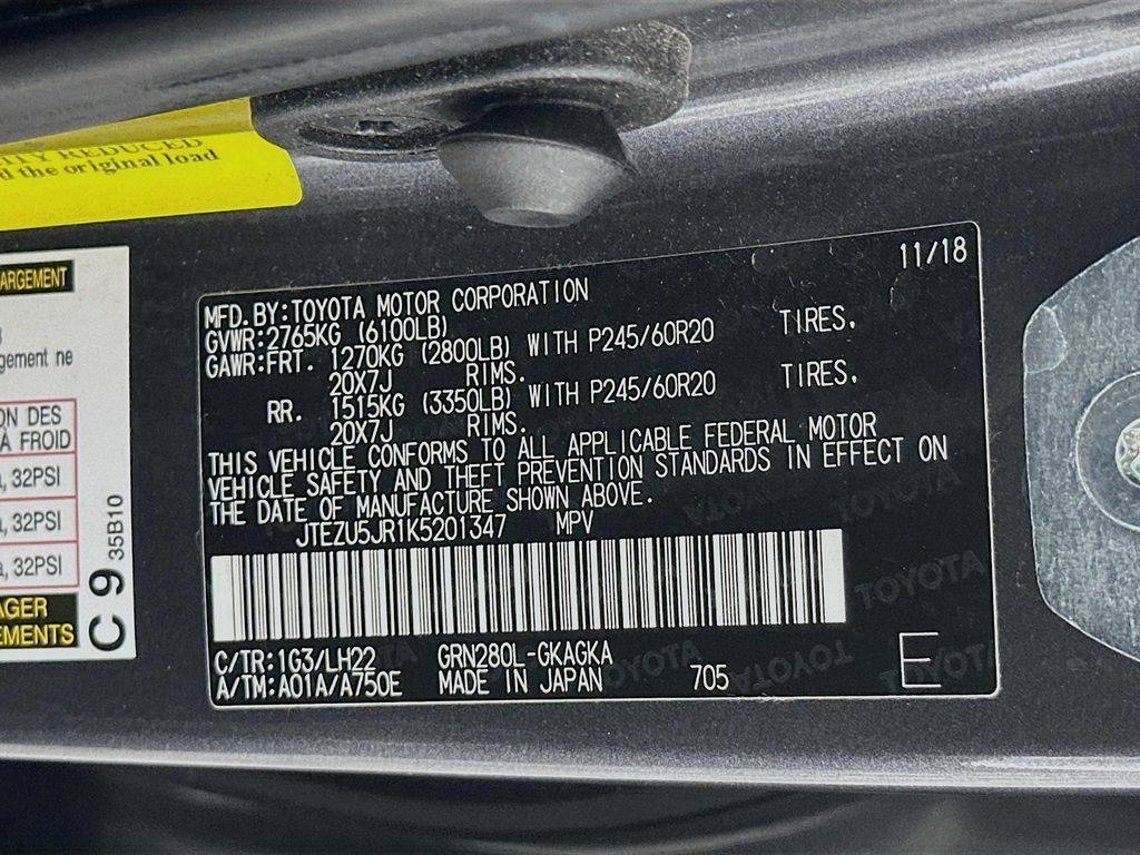 2019 Toyota 4Runner Nightshade 17