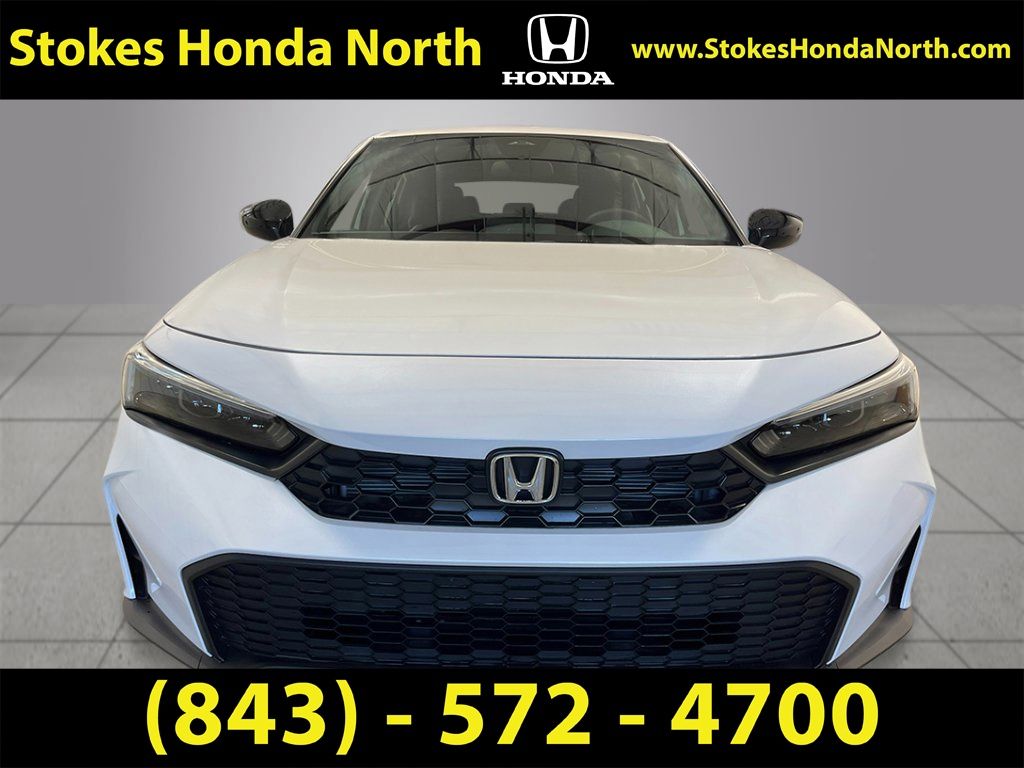 2026 Honda Civic Sport White at Stokes Honda North