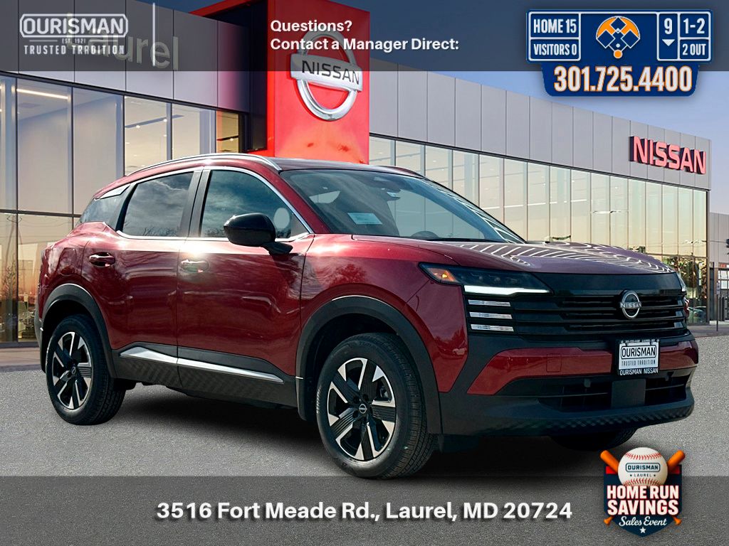 Red (Scarlet) 2026 Nissan Kicks SV AWD SUV / Crossover All-Wheel Drive Continuously Variable Transmission