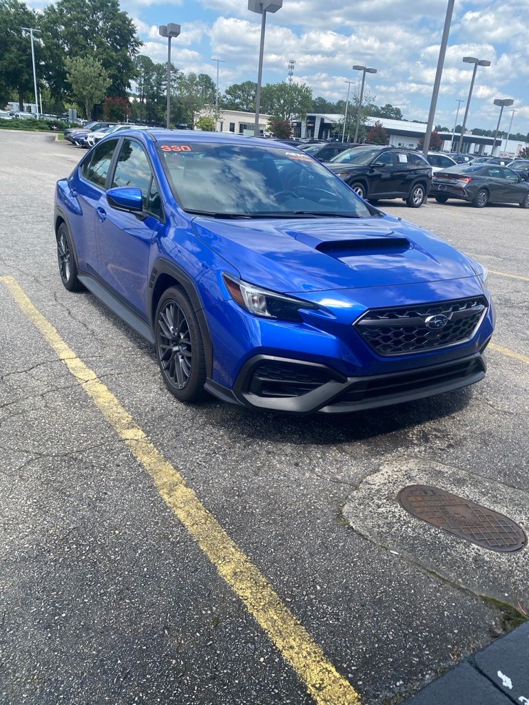 WR Blue Pearl 2024 Subaru WRX Sedan All-Wheel Drive 6-Speed Manual