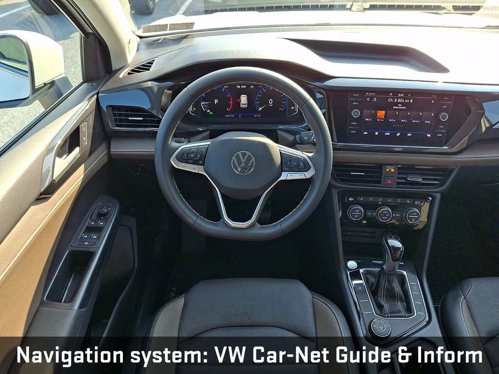 2022 Volkswagen Taos 1.5T SEL White at Auto Express Mitsubishi