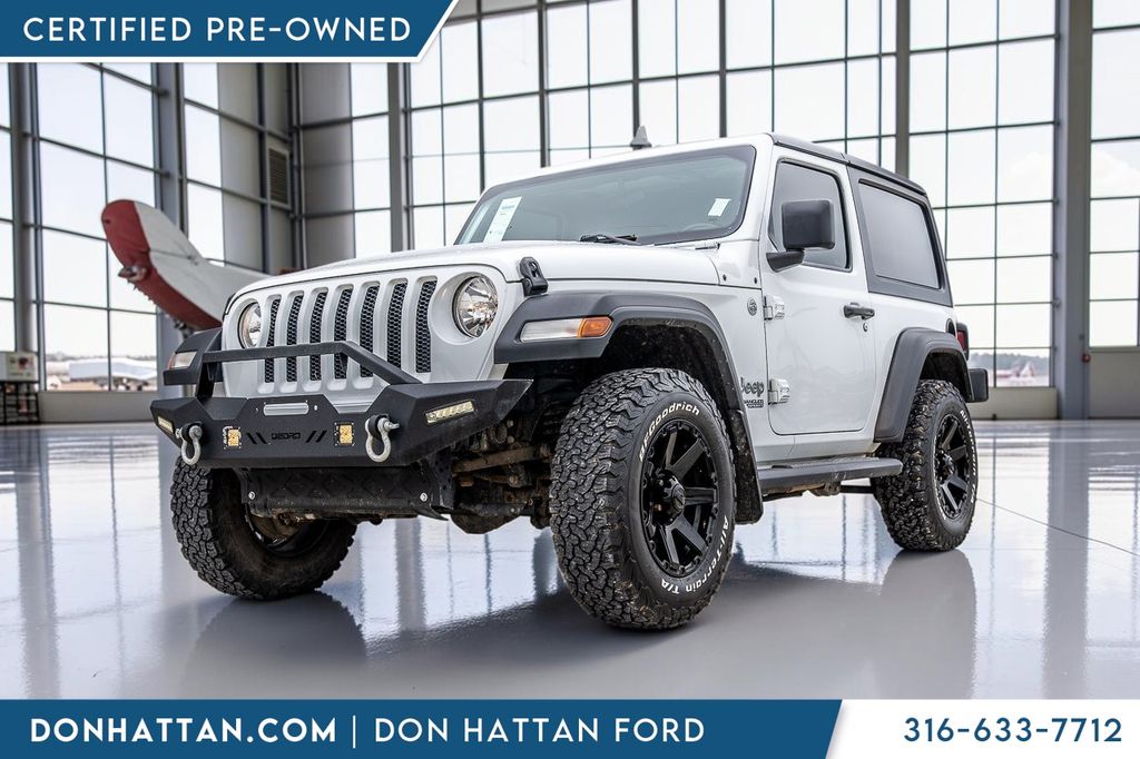 Bright White Clearcoat 2020 Jeep Wrangler SUV / Crossover Four-Wheel Drive 8-Speed Automatic