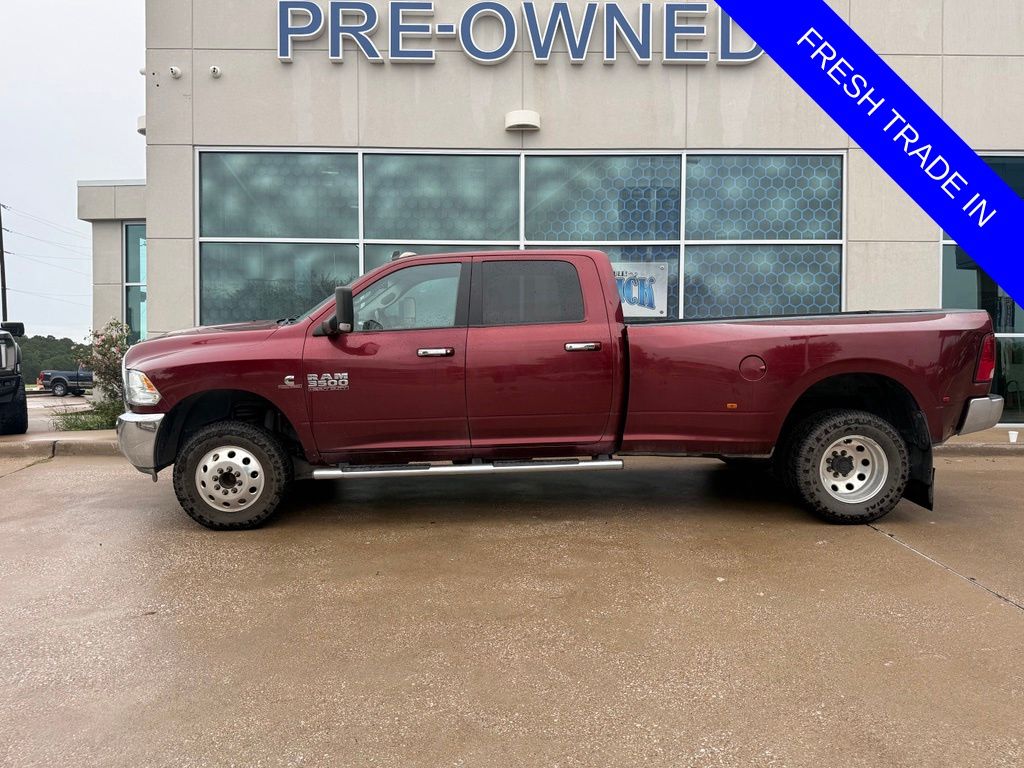 Red (Maroon) 2018 RAM 3500 Pickup Truck Four-Wheel Drive 6-Speed Automatic