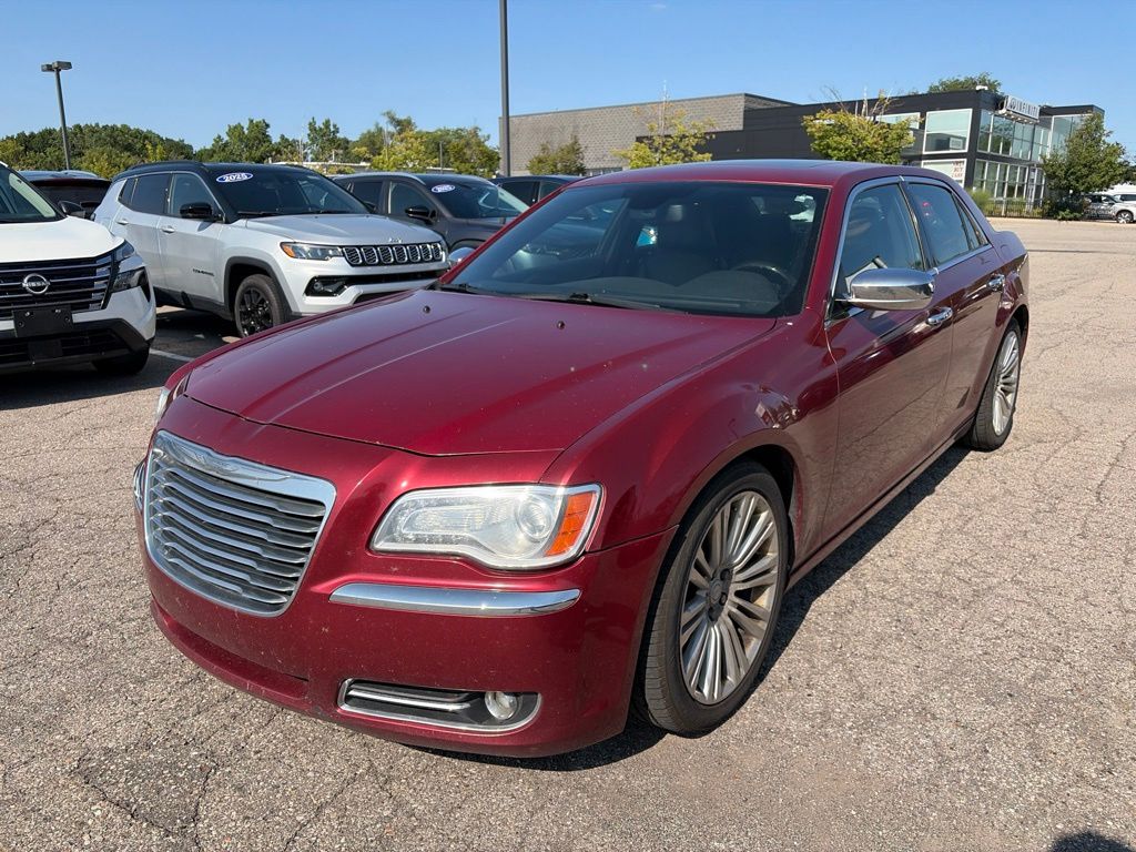 Deep Cherry Red Crystal 2011 Chrysler 300 Sedan Rear-Wheel Drive 5-Speed Automatic