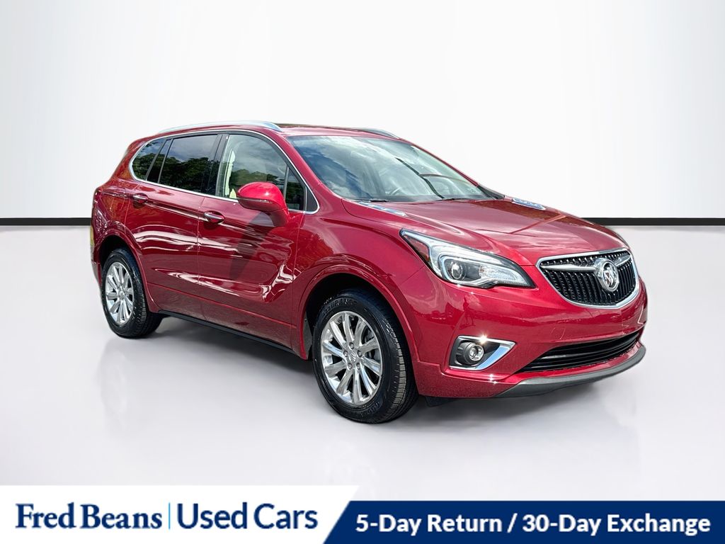 Chili Red Metallic 2020 Buick Envision SUV / Crossover All-Wheel Drive 6-Speed Automatic