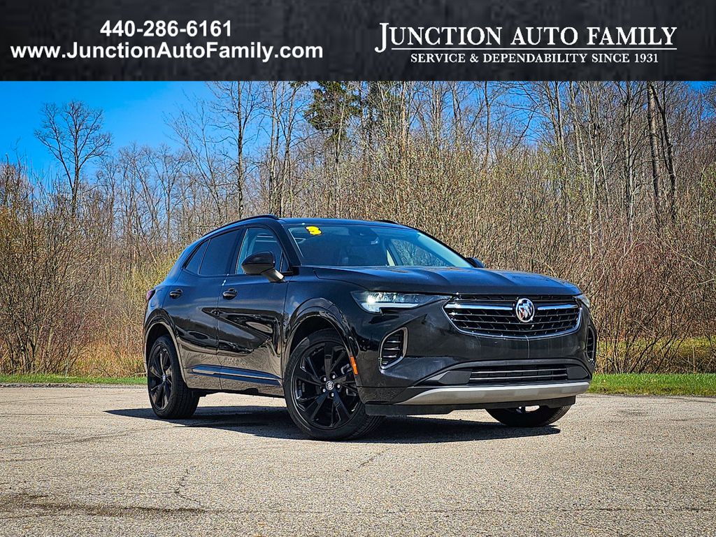 Black (Ebony Twilight Metallic) 2023 Buick Envision Essence AWD SUV / Crossover All-Wheel Drive 9-Speed Automatic