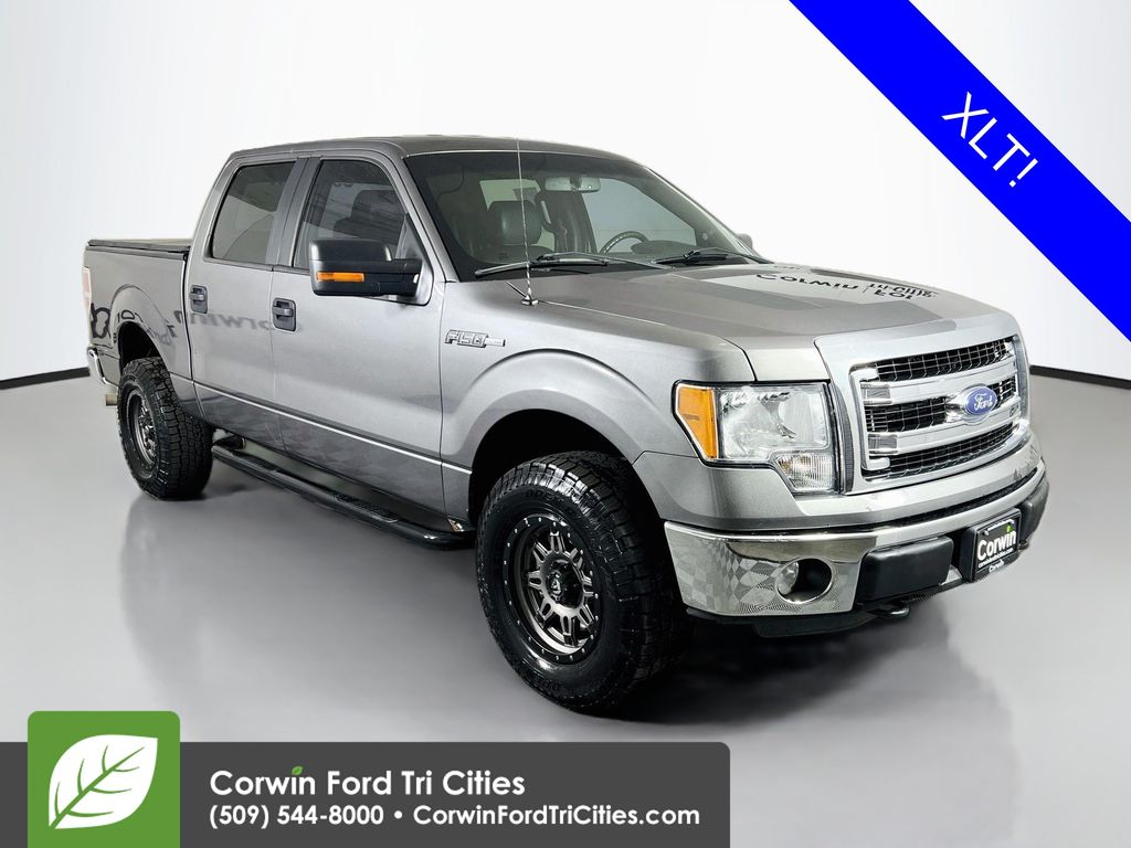 Sterling Gray Metallic 2014 Ford F-150 Pickup Truck Four-Wheel Drive 6-Speed Automatic