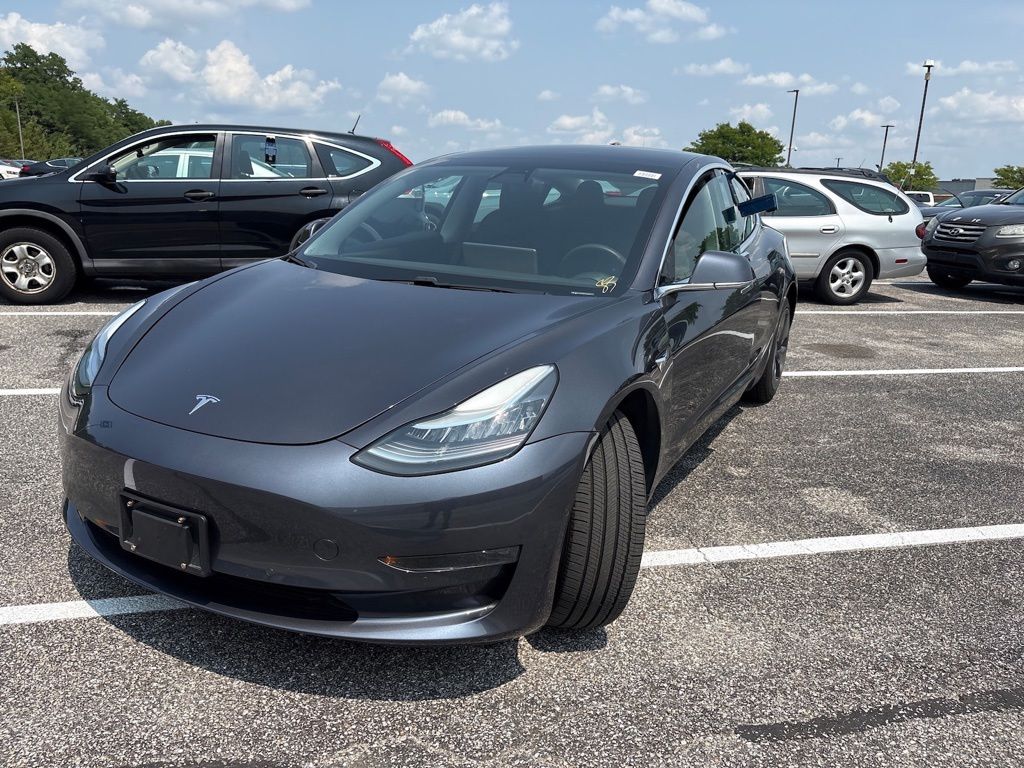 Midnight Silver Metallic 2019 Tesla Model 3 Sedan All-Wheel Drive 1-Speed Automatic