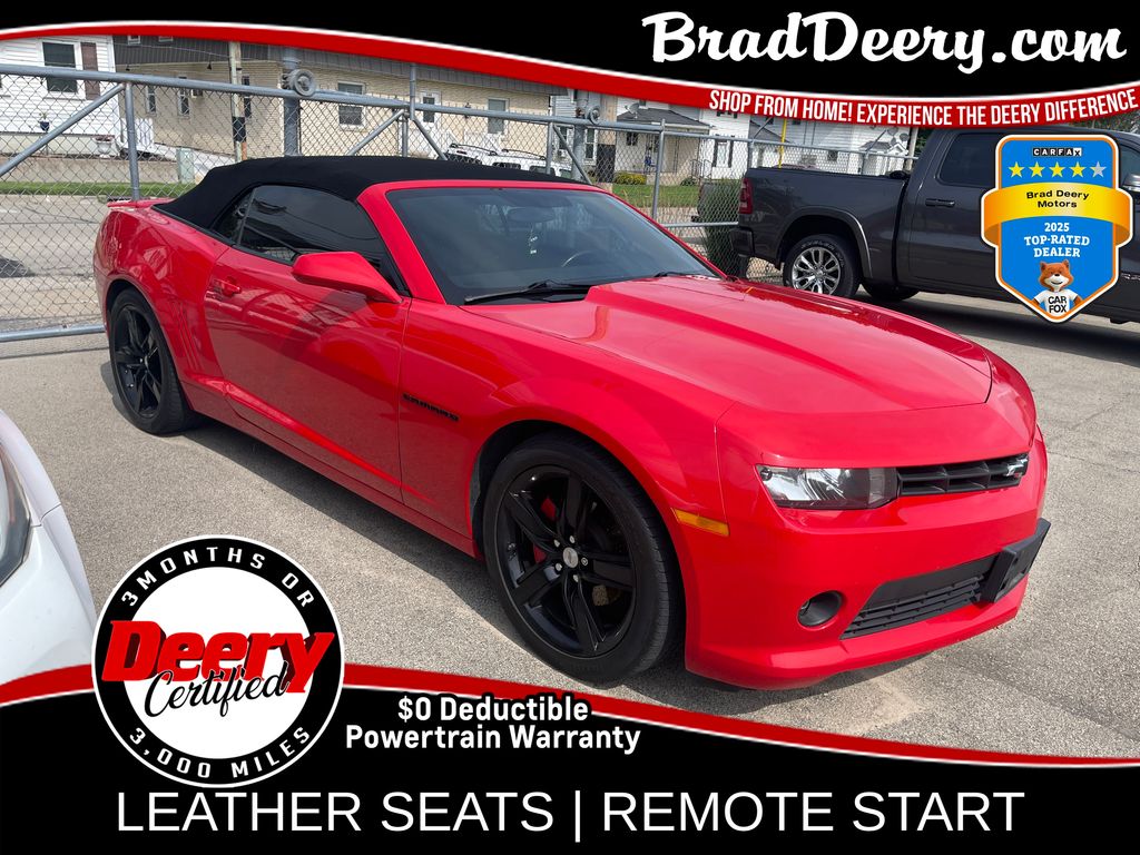 Red Hot 2015 Chevrolet Camaro Convertible Rear-Wheel Drive 6-Speed Automatic