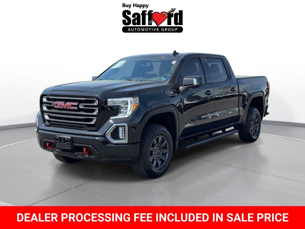 Onyx Black 2021 GMC Sierra 1500 AT4 Crew Cab 4WD Pickup Truck Four-Wheel Drive Automatic