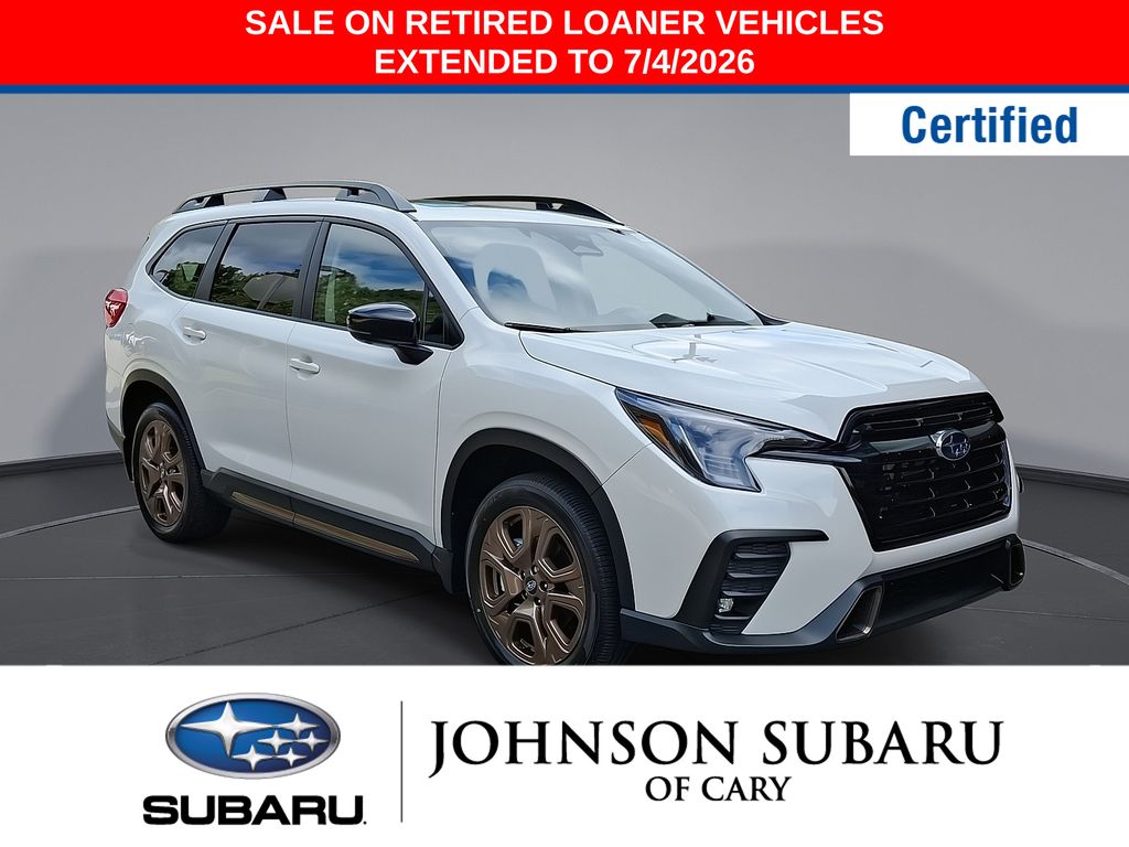 Crystal White Pearl 2025 Subaru Ascent SUV / Crossover All-Wheel Drive Continuously Variable Transmission
