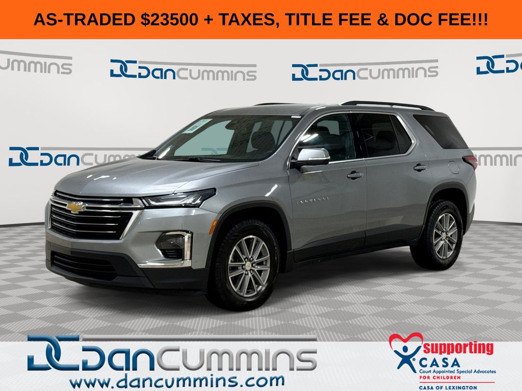 Sterling Gray Metallic 2023 Chevrolet Traverse SUV / Crossover Four-Wheel Drive 9-Speed Automatic