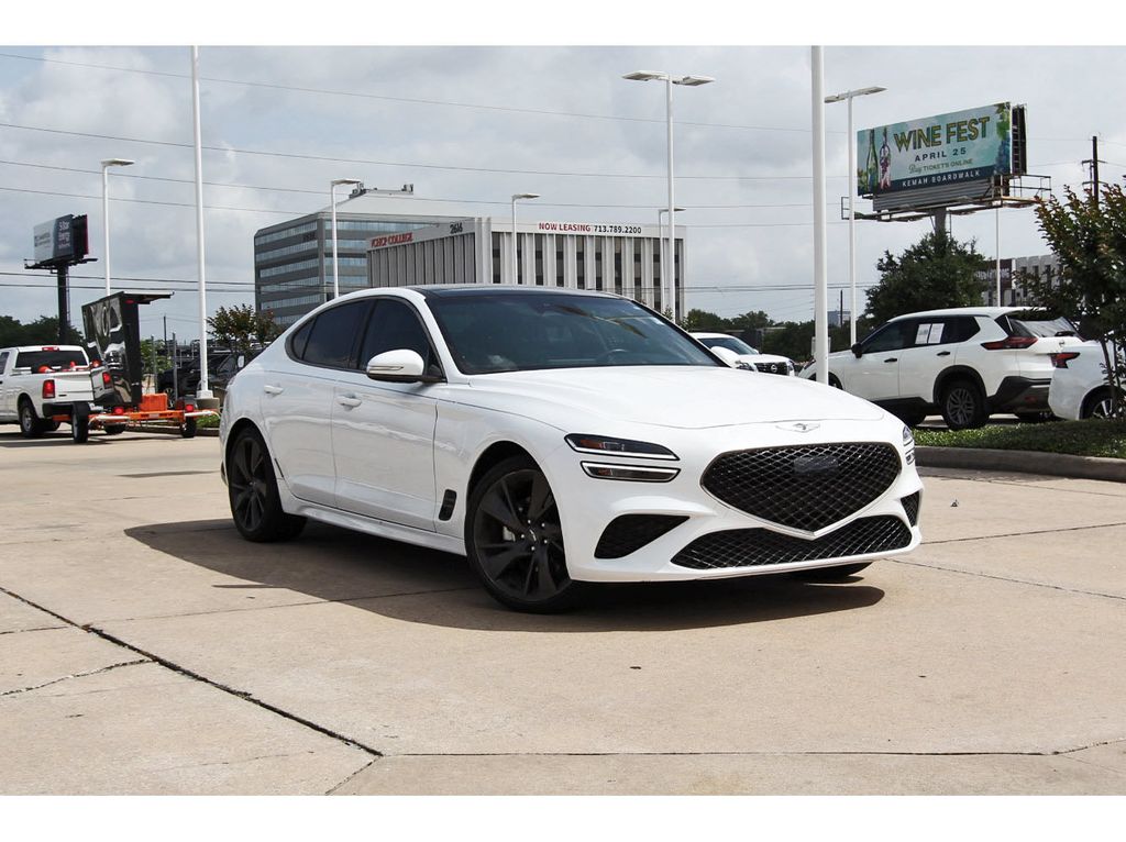 2023 Genesis G70 2.0T White at Emmons Autoplex