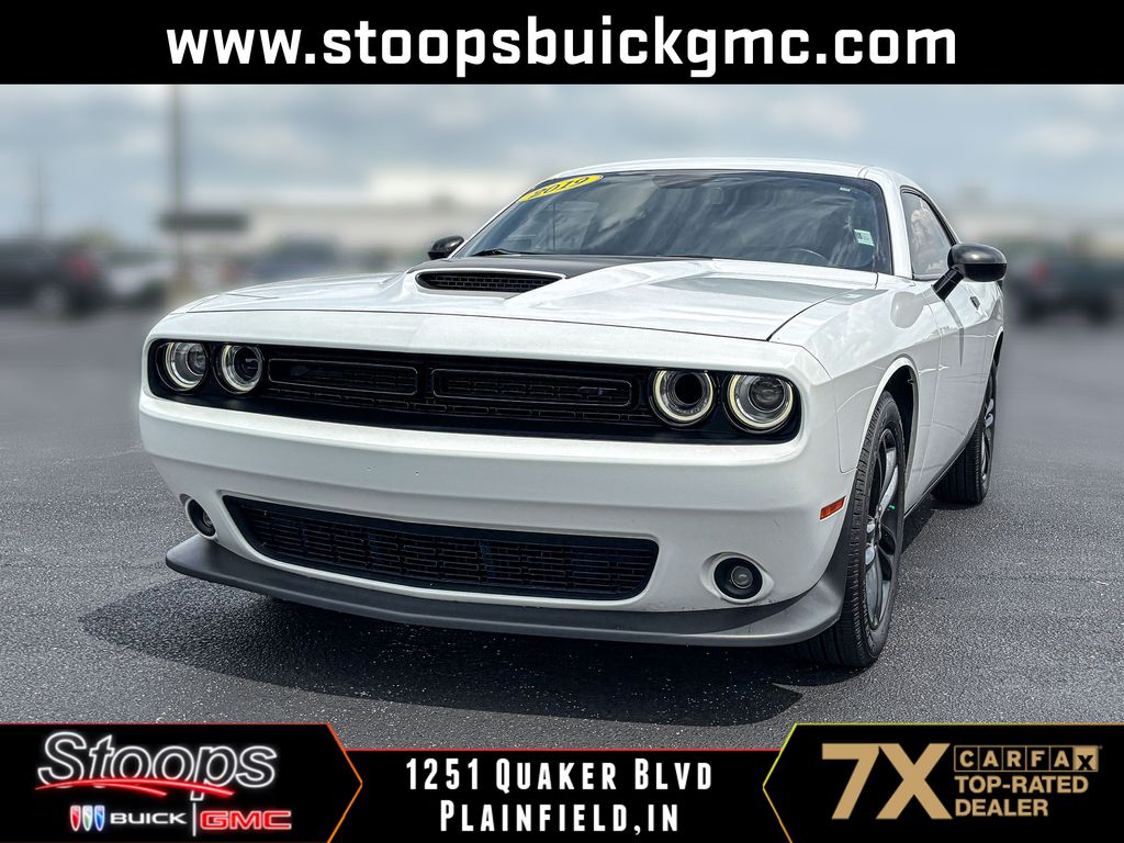 White Knuckle Clearcoat 2019 Dodge Challenger Coupe All-Wheel Drive 8-Speed Automatic
