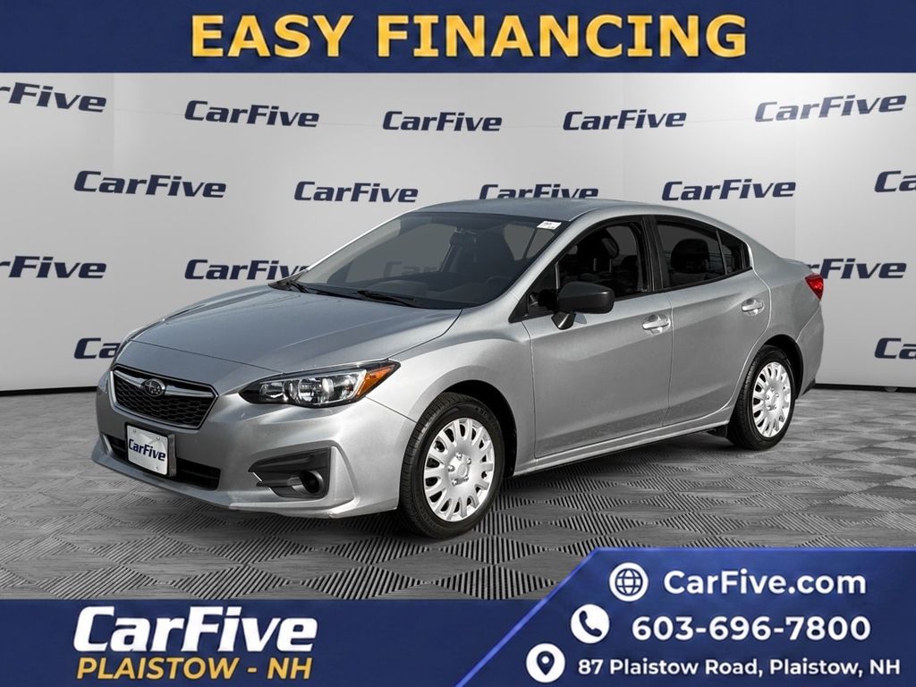 Ice Silver Metallic 2018 Subaru Impreza Sedan All-Wheel Drive Continuously Variable Transmission