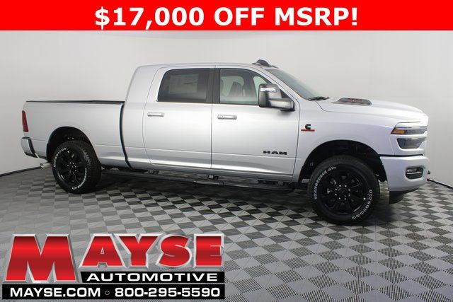 Silver Zynith 2026 RAM 2500 Laramie Mega Cab 4WD Pickup Truck Four-Wheel Drive 8-Speed Automatic