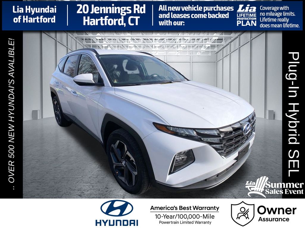 White Pearl 2024 Hyundai Tucson Hybrid Plug-In SUV / Crossover All-Wheel Drive 6-Speed Automatic