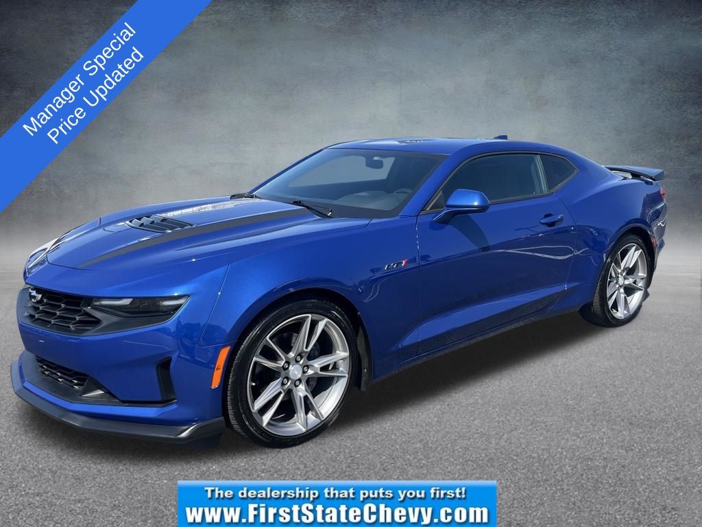 Riverside Blue Metallic 2020 Chevrolet Camaro LT1 Coupe RWD Coupe Rear-Wheel Drive Automatic