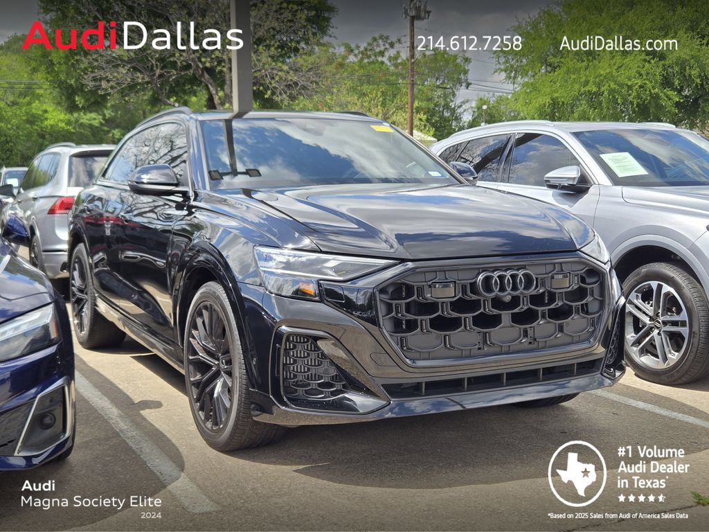Mythos Black Metallic 2024 Audi SQ8 4.0T quattro Prestige SUV / Crossover All-Wheel Drive 8-Speed Automatic