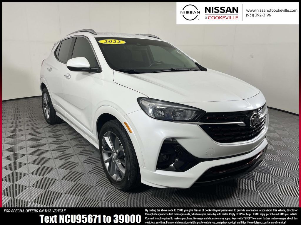 White Frost 2022 Buick Encore GX SUV / Crossover Front-Wheel Drive Continuously Variable Transmission
