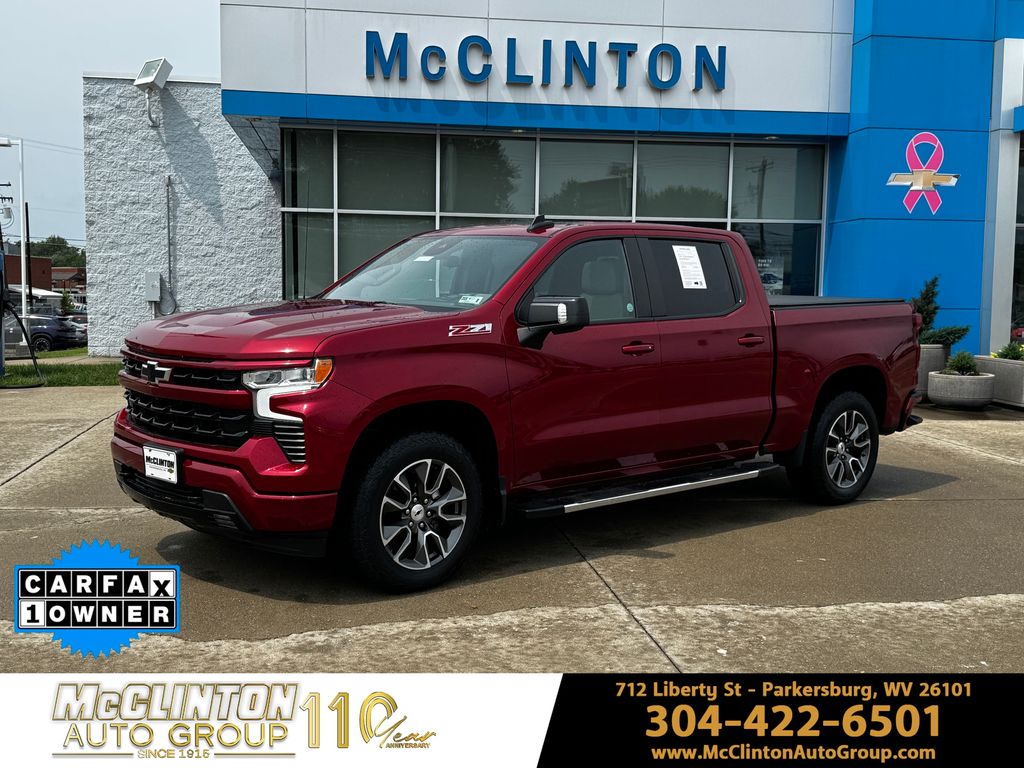 Cherry Red Tintcoat 2022 Chevrolet Silverado 1500 Pickup Truck Four-Wheel Drive Automatic