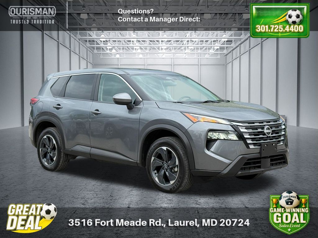 Gray (Gun Metallic) 2024 Nissan Rogue SUV / Crossover All-Wheel Drive Continuously Variable Transmission