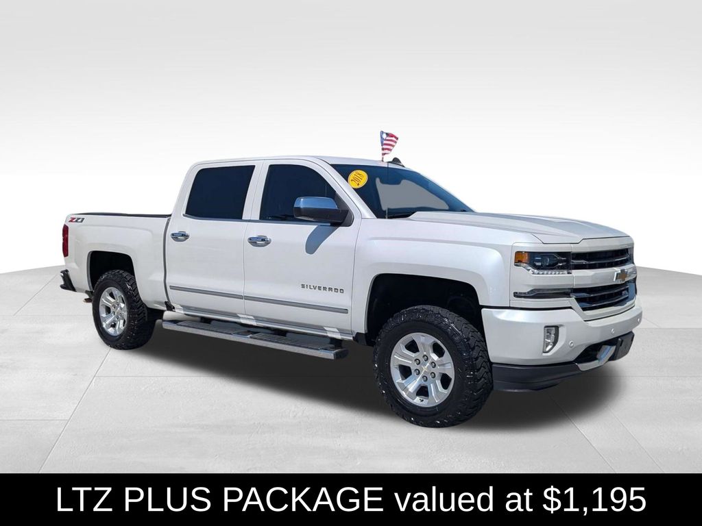 Pearl 2018 Chevrolet Silverado 1500 Pickup Truck Four-Wheel Drive 8-Speed Automatic Overdrive
