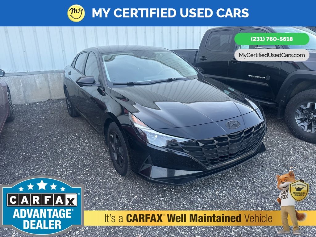 Phantom Black 2021 Hyundai Elantra SE FWD Sedan Front-Wheel Drive Continuously Variable Transmission